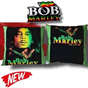 Bob Marley 🇯🇲 Pillow Set, 20" × 20"